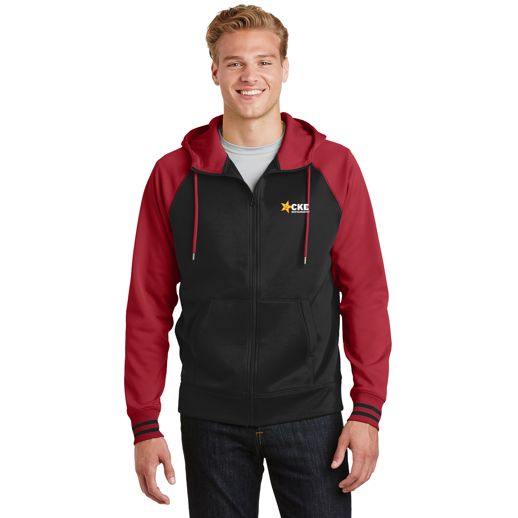 Mens Sportwick Fleece Full Zip Hooded Jacket